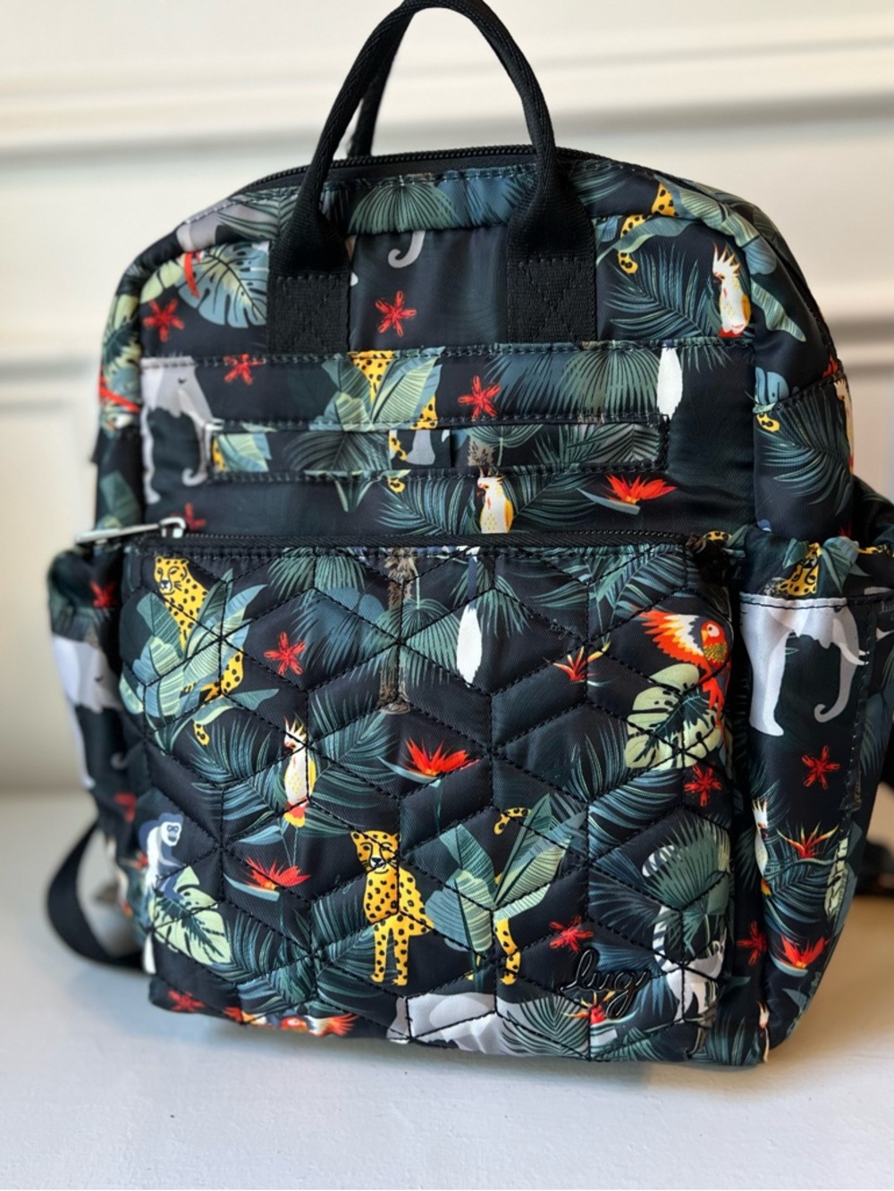 Lug- Dodger Mini Backpack-Wildlife Black Pattern-New Condition
